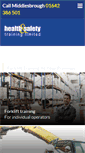 Mobile Screenshot of forklifttrainingmiddlesbrough.com